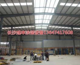 銀行設備鈑金件全自動噴涂線